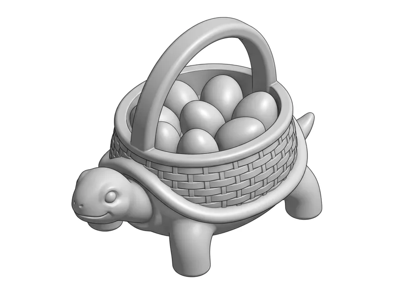 Easter Basket Turtle