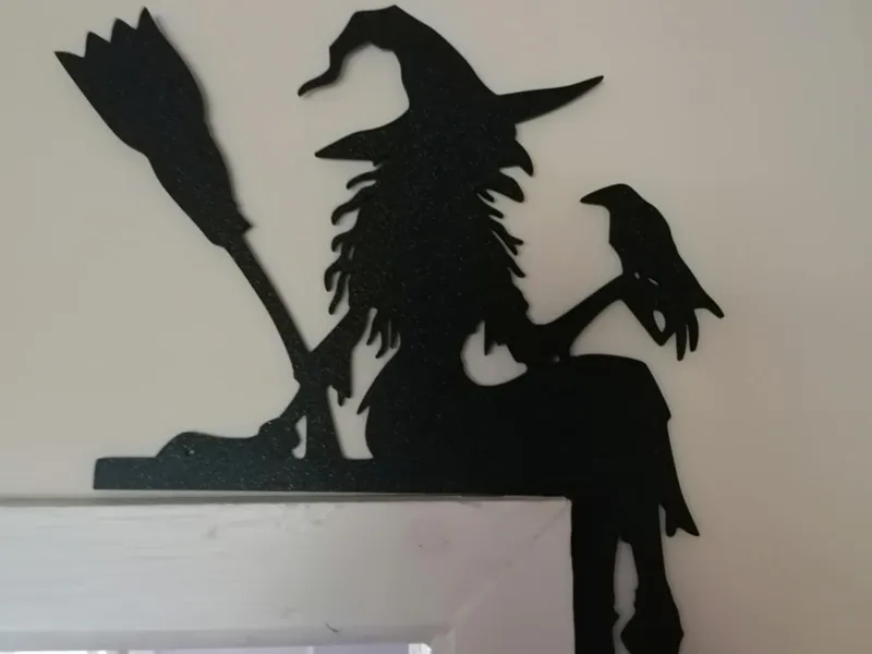 Witch - Corner Silhouette Wall Art