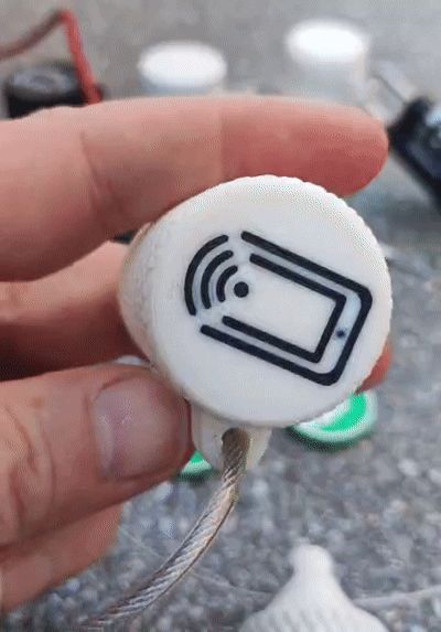 Geocache Container mit NFC Magnet & / oder Schloss