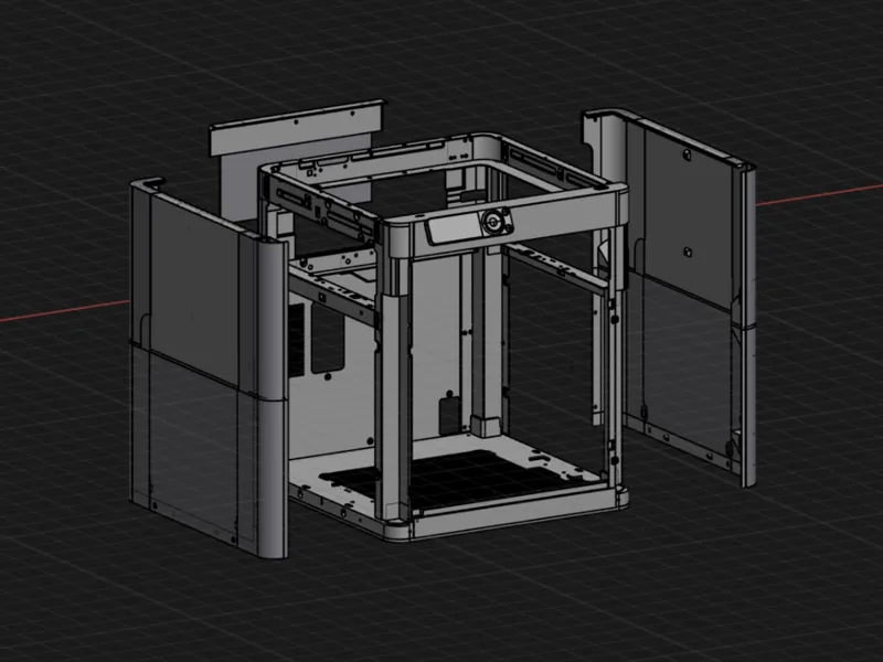 P1P/P1S Panels Sides Enclosure