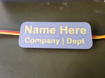 Magnetic Nametag / Name badge Customizable