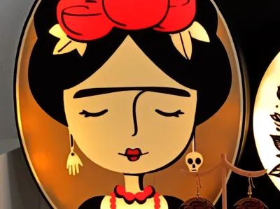 Frida kalo lamp