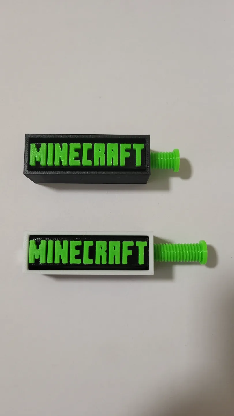 Minecraft Support Bracket Adjustable graphic card holder bracket Minecraft by CsTibikeee - MakerWorld