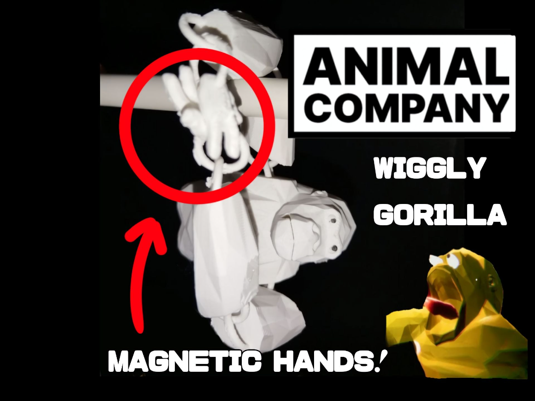 Animal Company Wiggly Gorilla With magnets