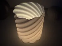 Abat-jour spirale pour bougie LED — photo 1