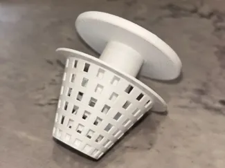 40mm Bathroom Sink Hair Catcher with Cover