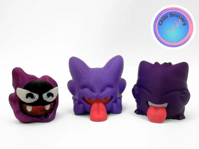 #0092 - #0094 Gastly, Haunter, Gengar