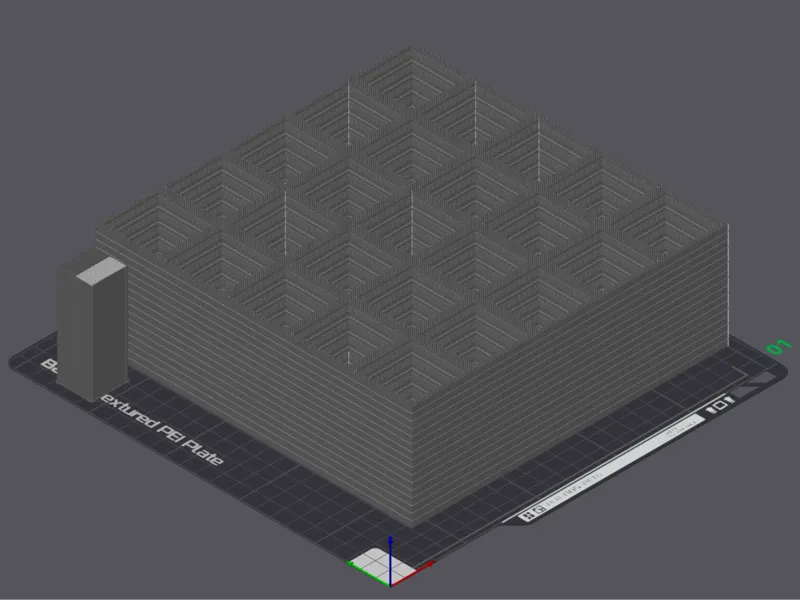AMS stacked gridfinity base grid