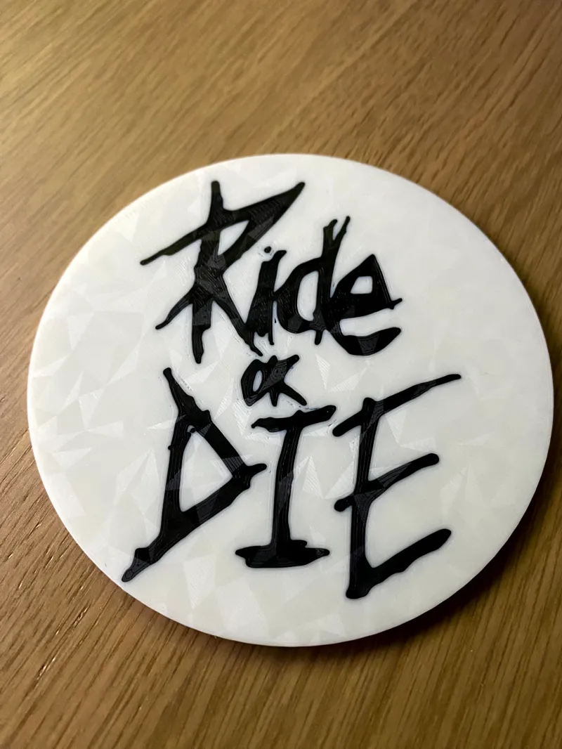 Ride or Die Coaster Untersetzer