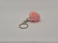 Brain figure / charm / keychain clip on the bottom
