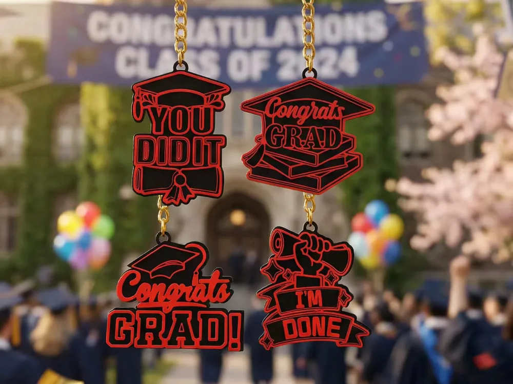 Graduation Hanging Keychain Decorations 2 - Free 3D Print Model ...