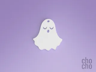 Ghost I (One Color) Keychain or Earring