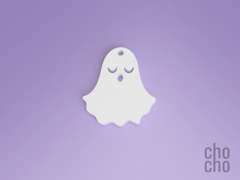 Ghost I (One Color) Keychain or Earring