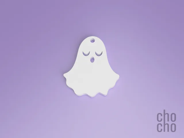 Ghost I (One Color) Keychain or Earring