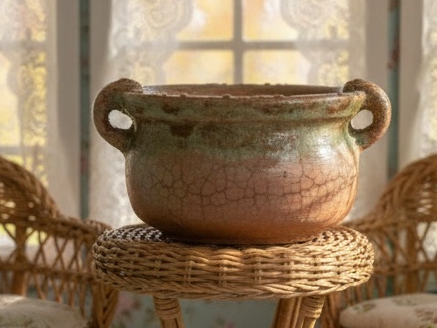 Miniature Antique Planter Pot