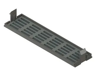 PC FLOPPY DRIVE COVER WITH HEAT VENT 电脑软驱通风盖板