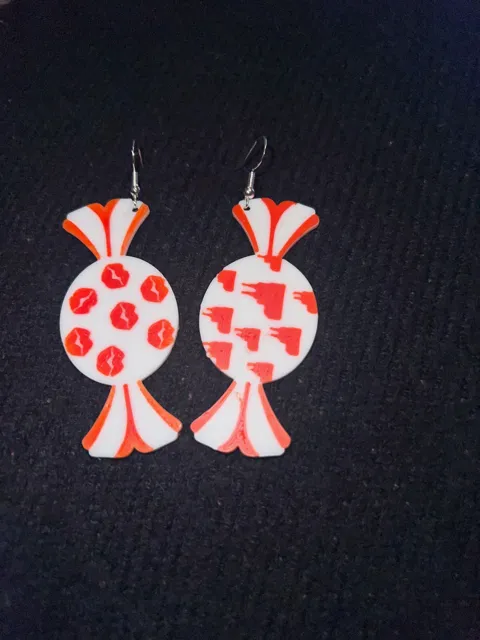 Ohrringe Karneval Bonbons Earrings carnival candy view 3