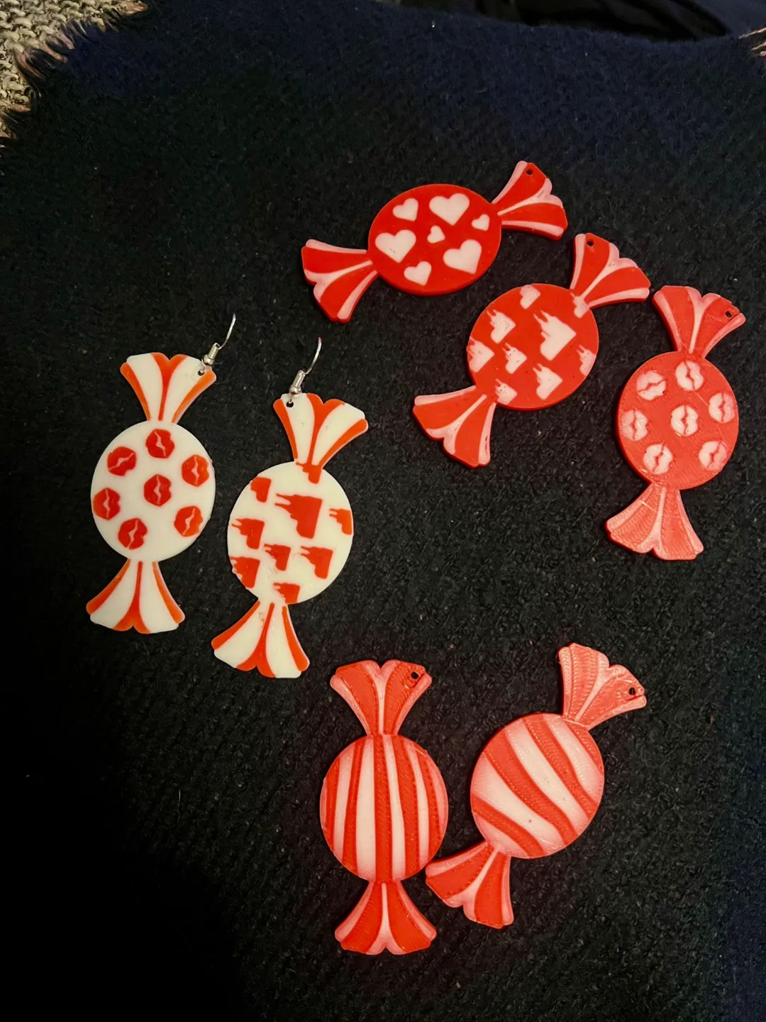 Ohrringe Karneval Bonbons Earrings carnival candy view 2