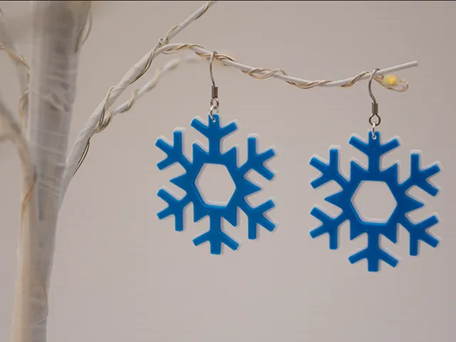 Snowflake Earrings