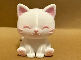 Cute Sitting Cat Figure
