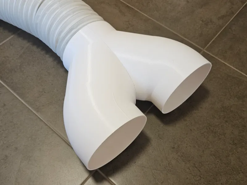 Coupler of two air conditioning hoses 150mm
