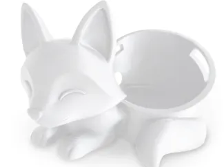 Echo Dot 5 Fox Stand Snap Fit No Tools