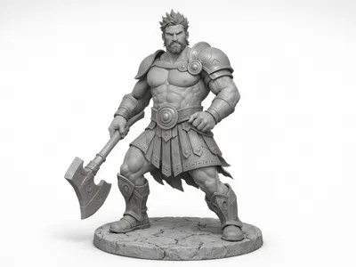 D&D Axe Warrior