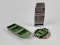 HO Scale Jon Boat