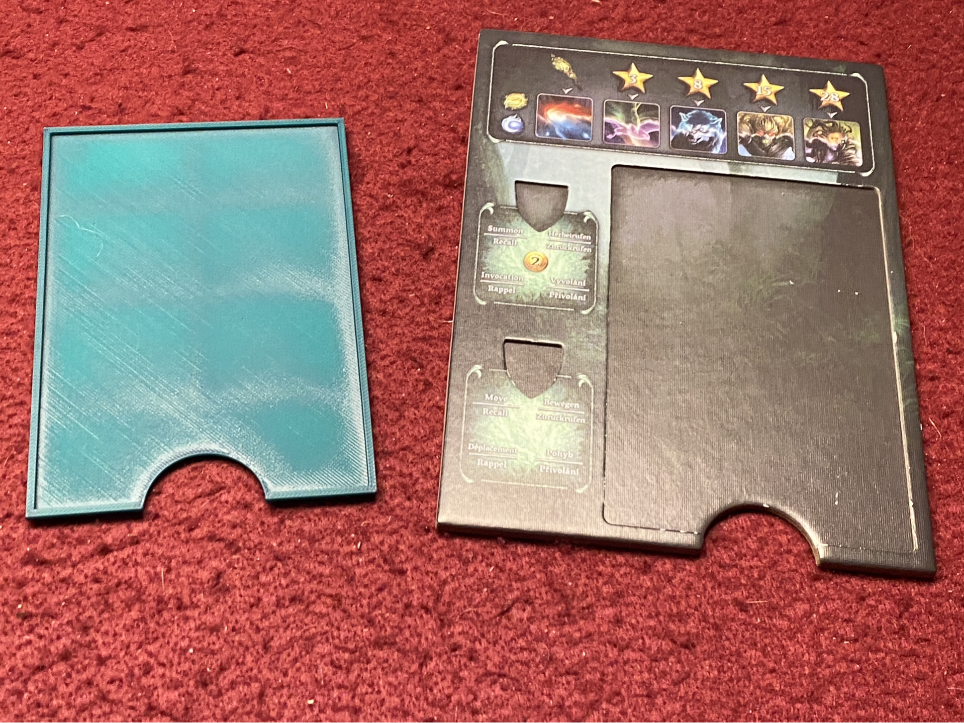 Euthia: Eltrea adapter for sleeved companion cards