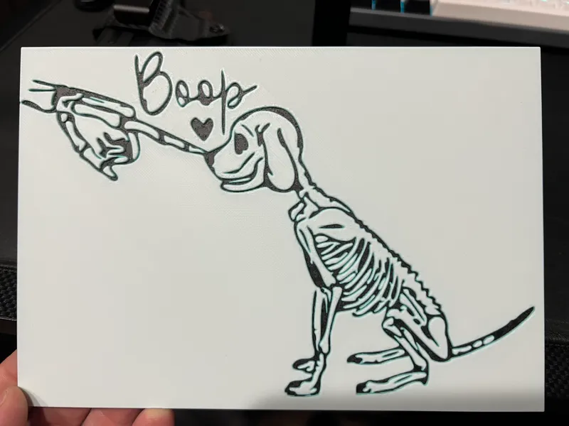 Boop dog Hueforge 