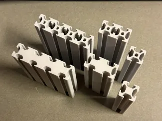 Parametric 2020 Aluminum Extrusion Vertical Print