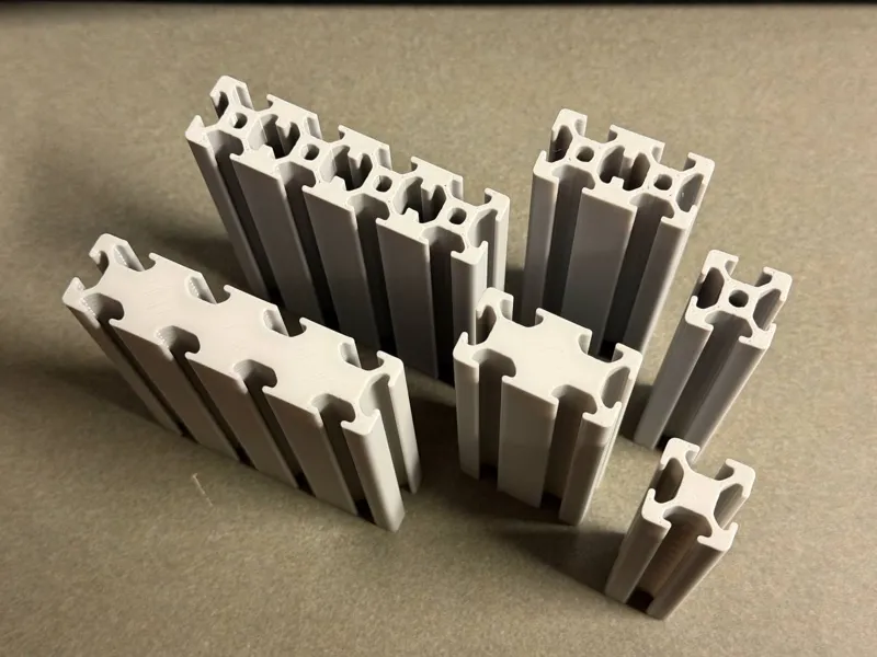 Parametric 2020 Aluminum Extrusion Vertical Print
