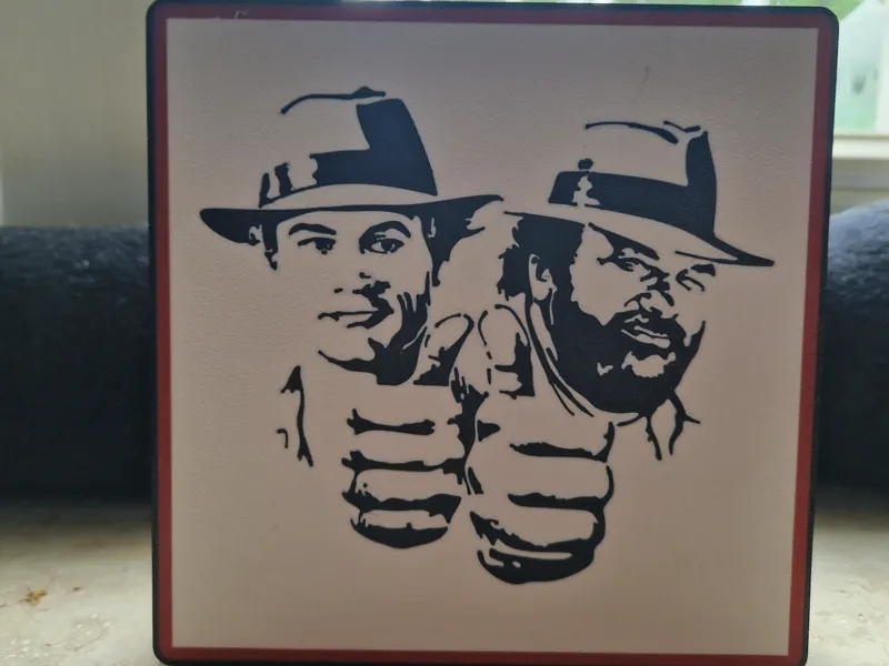 lichtbox Bud spencer und Terence Hill