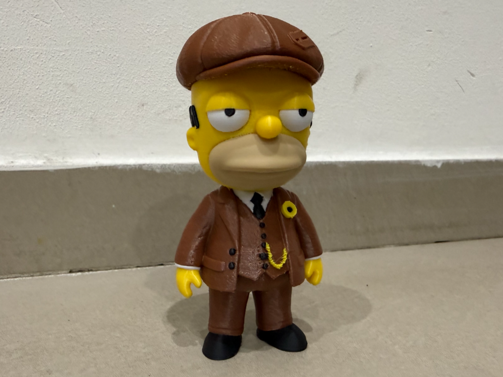 Homer Simpson Peaky blinder figure