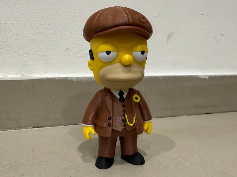 Homer Simpson Peaky blinder figure