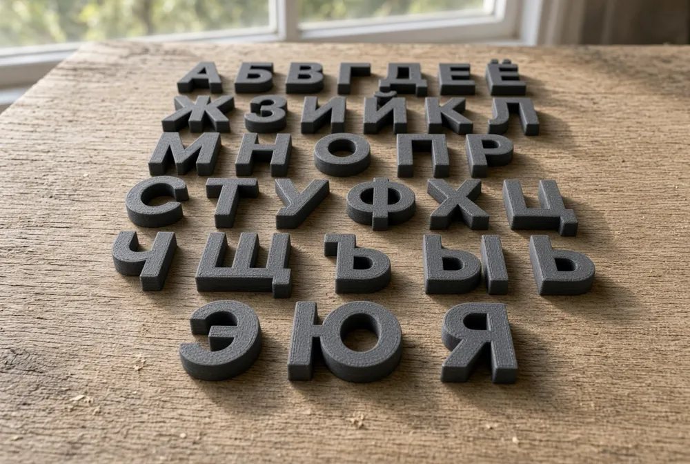 RUSSIAN ALPHABET 