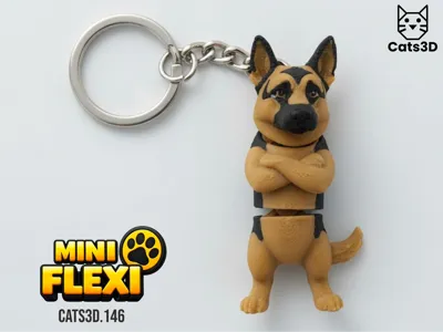 German Shepherd – Mini Flexi Dog