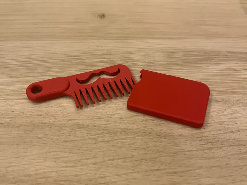 Mustache Comb / Keychain 