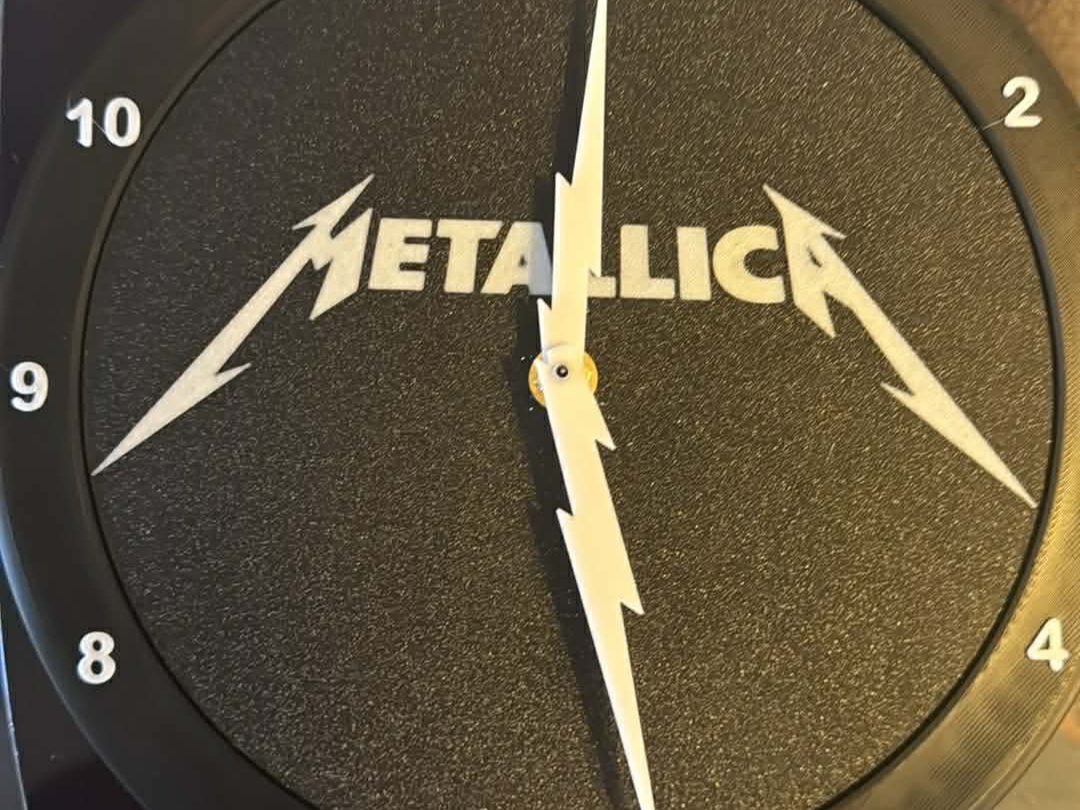 Metallica clock