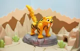 Фигурка Smilodon с диорама