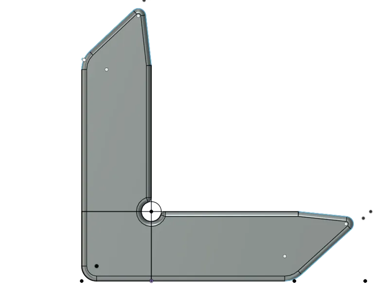 Flyscreen Frame Corner Bracket (Alspec)