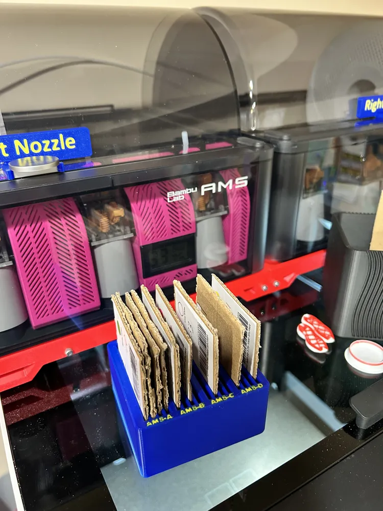 Label Holder - AMS Organizer - Free 3D Print Model - MakerWorld