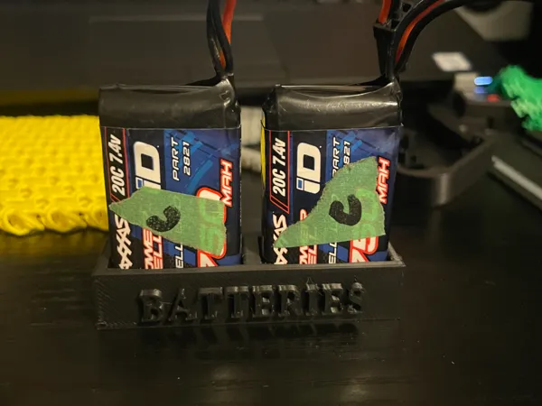 Range-batteries pour crawler RC Traxxas 1/18