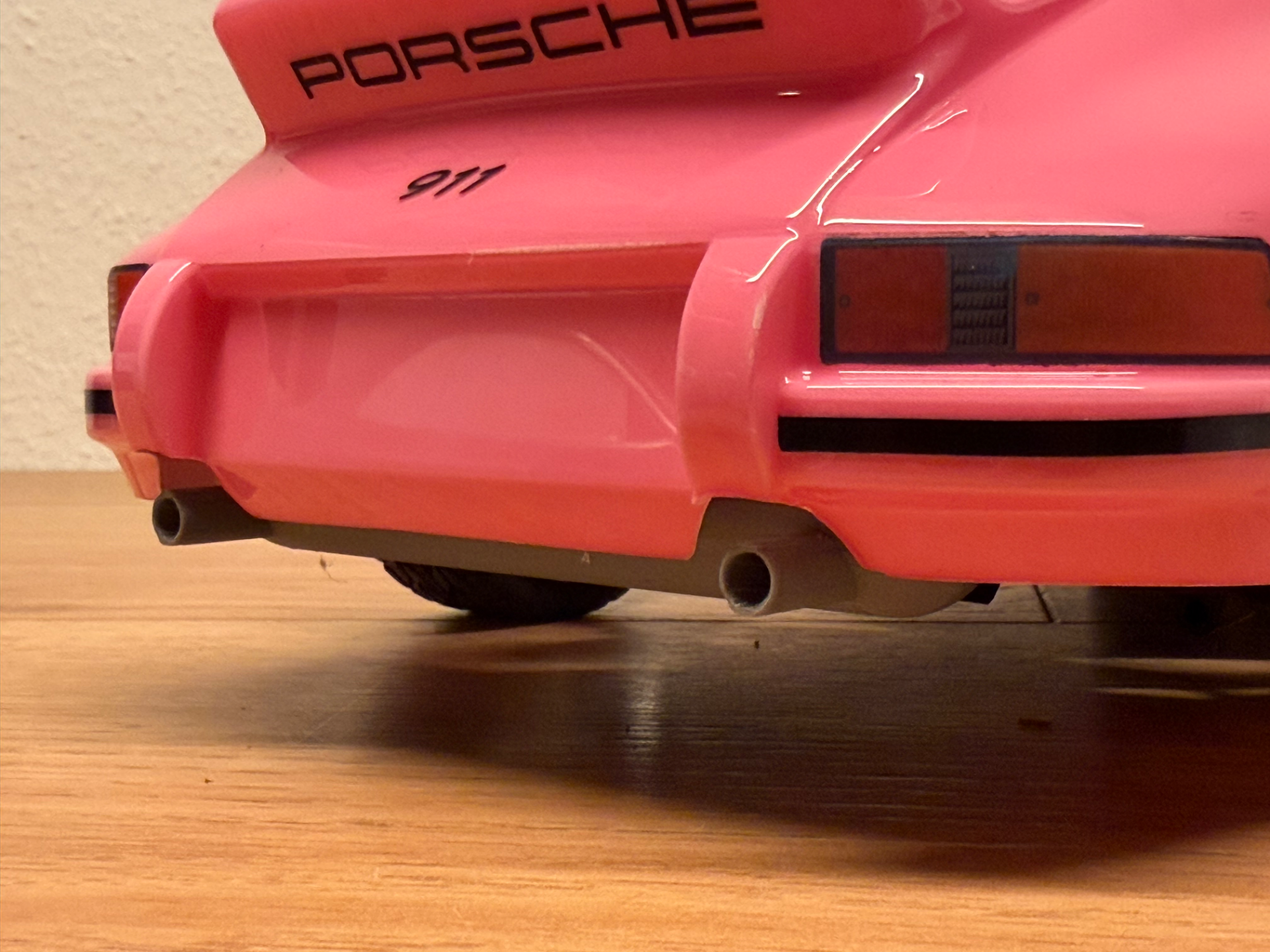 Tamiya TT-02 911 Carrera RSR exhaust scale 1:10