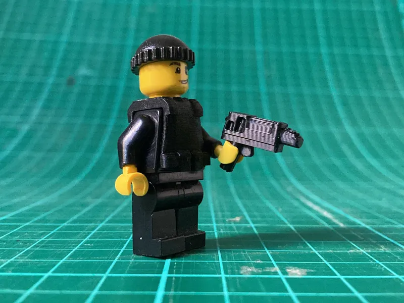 LEGOs Automatic Medium Fass Pistol (62885)