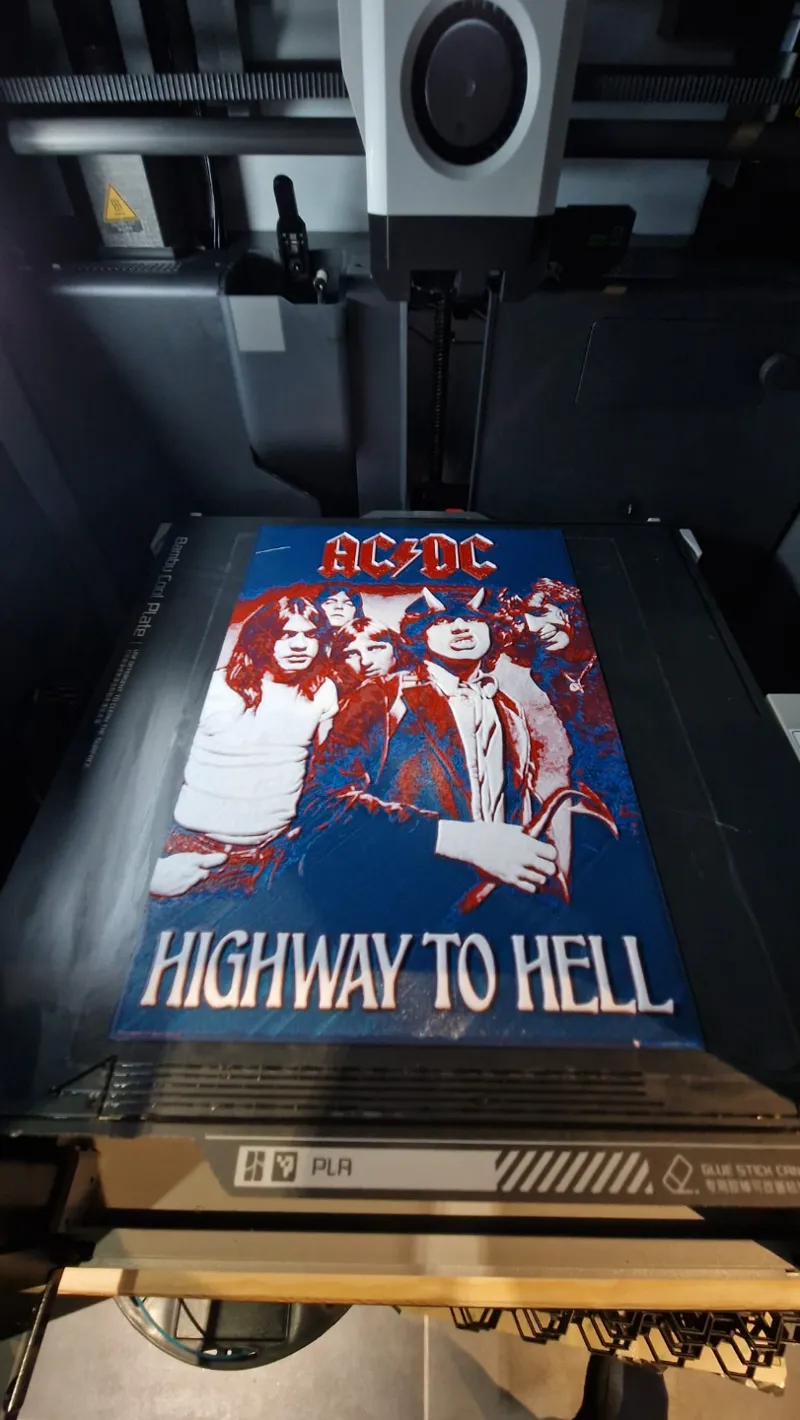 HueForge - AC/DC Poster