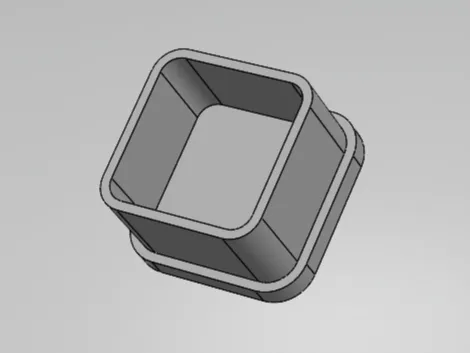 Molded pipe stubble