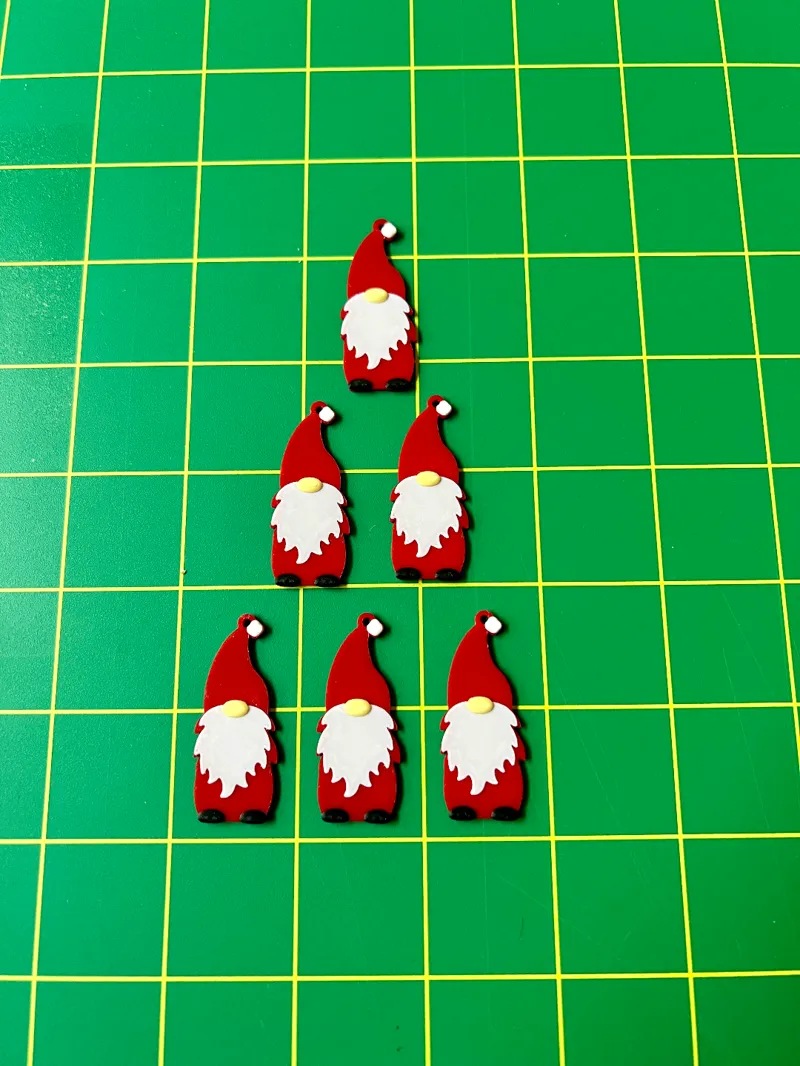 Christmas Santa Gnome Earring Pendant