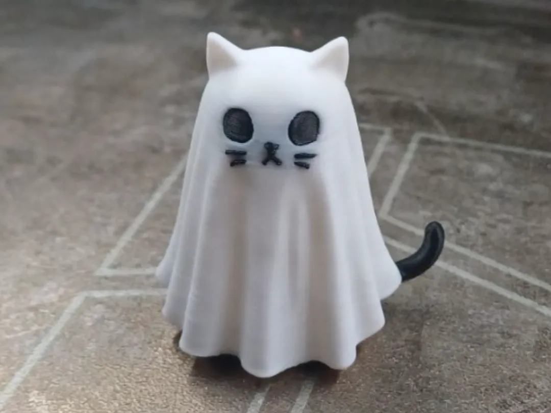 Ghost cat - Free 3D Print Model - MakerWorld