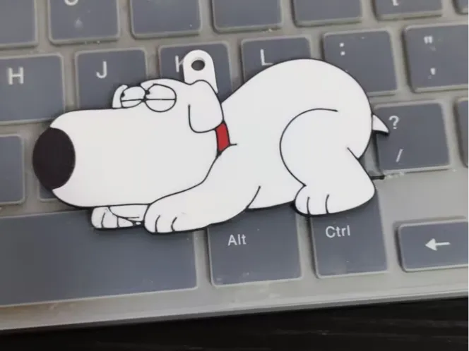 Family Guy Brian Griffin 恶搞之家布莱恩钥匙扣